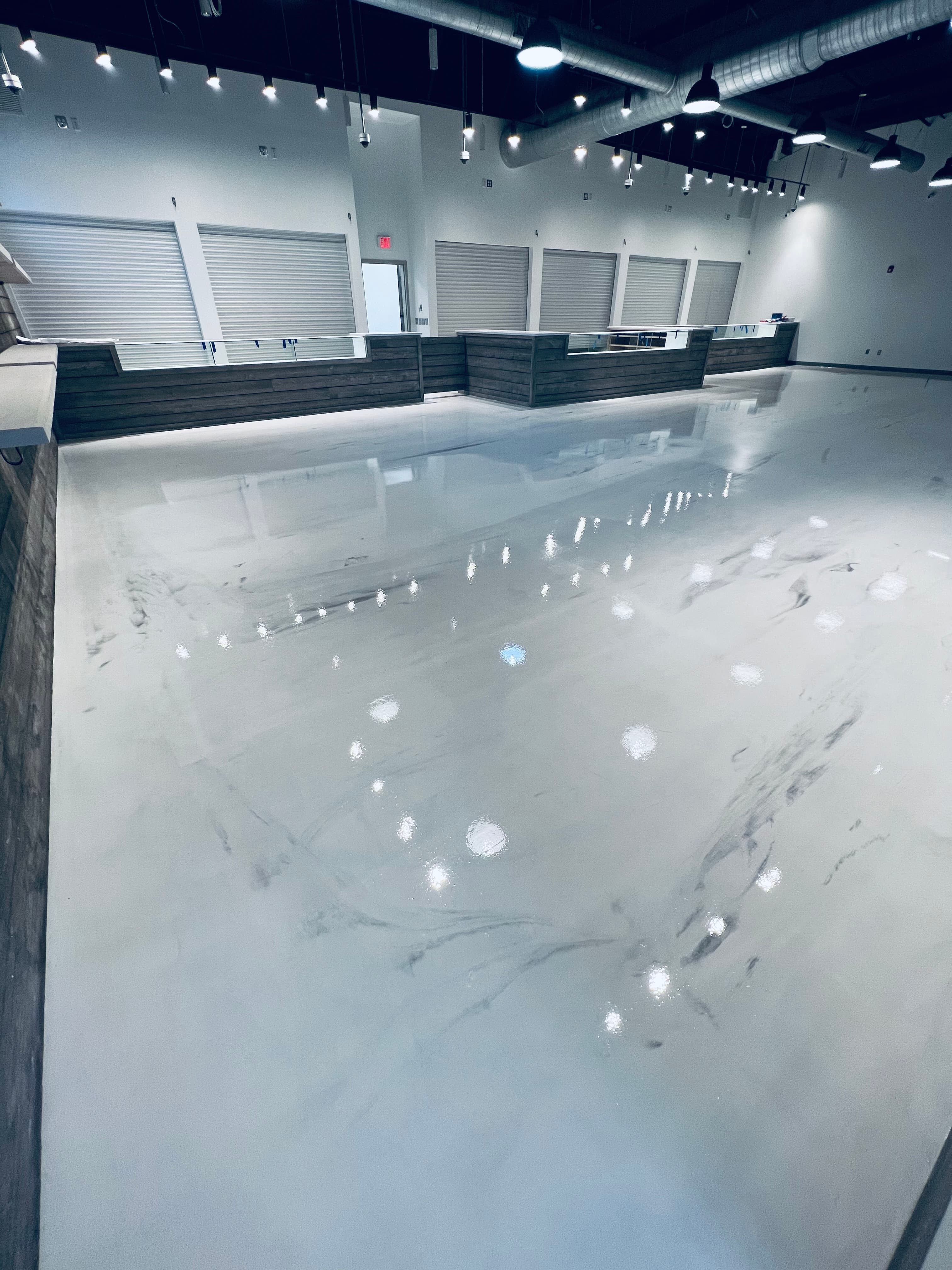 Commercial epoxy floor detail — Boston Epoxy